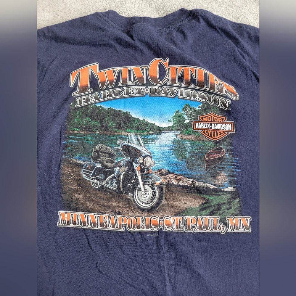 Harley-Davidson Twin Cities Navy Tee XL